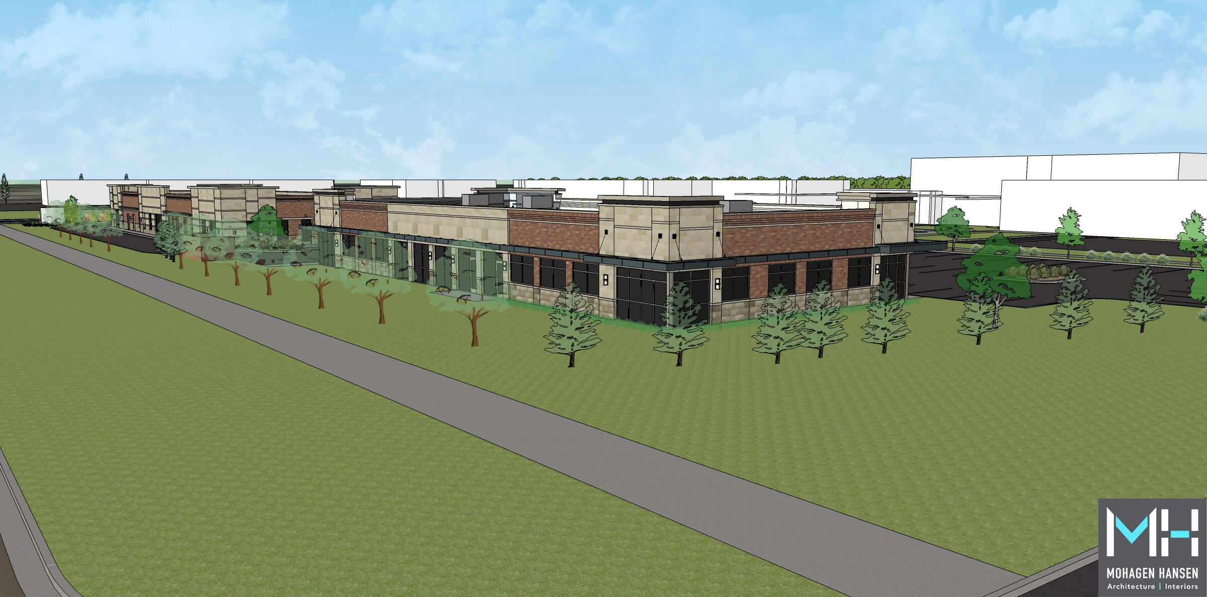 forest lake commons retail development