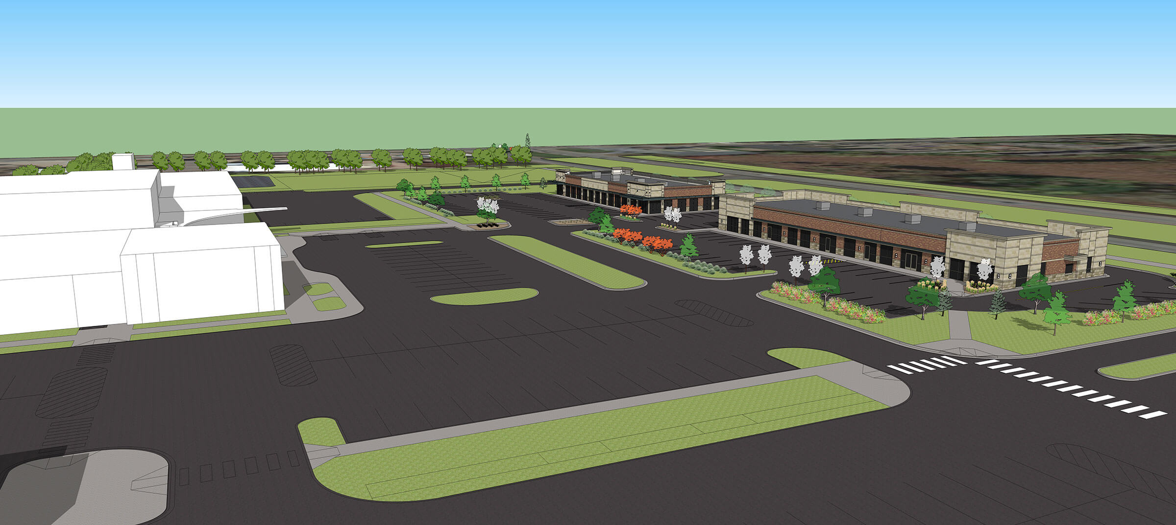 forest lake commons retail development